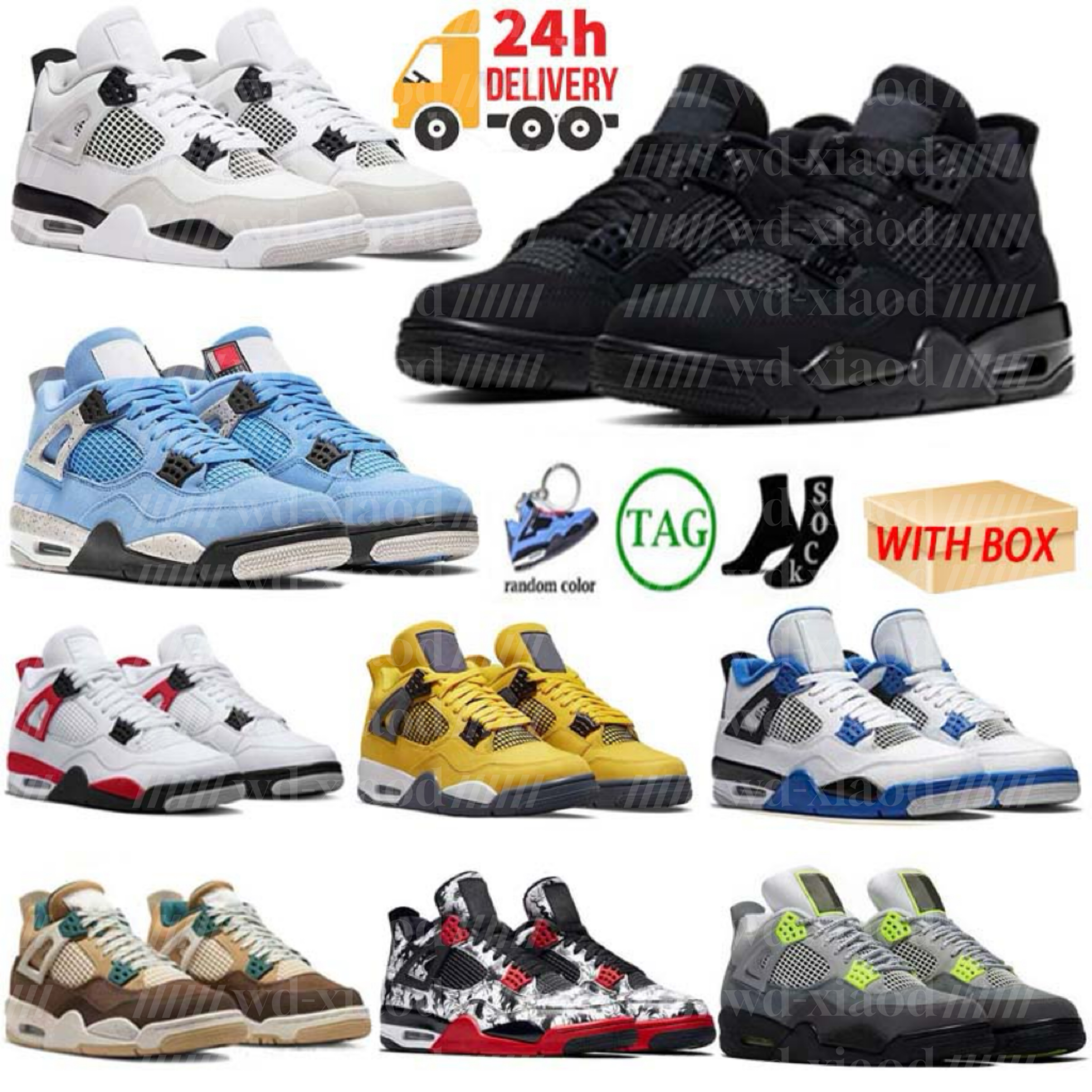 Basketball Shoes 4 Designer Shoe Metallic Reimagined Fire Red Sneakers 4s Chaussures White Cement Cool Grey Olive Men Women Trainers With Box dfg