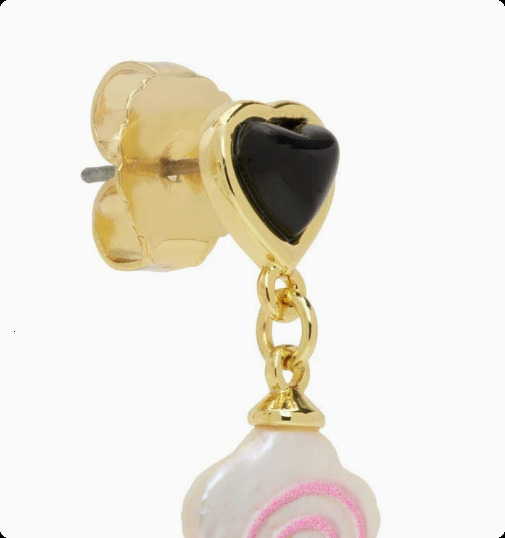 Sandy Liang-Mixed Metals Ballerina Earrings 241121