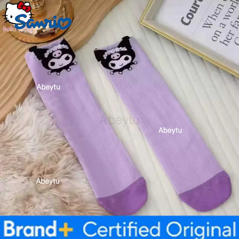 Sanrio Hello Kitty Childrens Kuromi Warm Slippers Autumn/winter Kawaii Cartoon Anime Melody Parent Child Cinnamoroll Home Shoes H251230