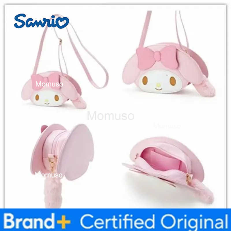 Sanrio Cartoon Hello Kitty Shoulder Bag Anime Kawaii Melody Cinnamoroll Kt Purses Messenger Bag Handbags Cute Fashion Girl Gift H251230