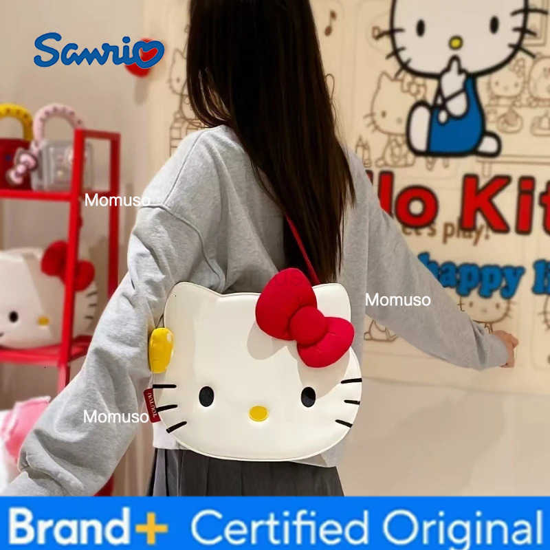 Sanrio Hello Kitty Kawaii Sweet Backpack Student Large Capacity Backpack Commuting Bag Cartoon Character Schoolbag Holiday Gift H251230
