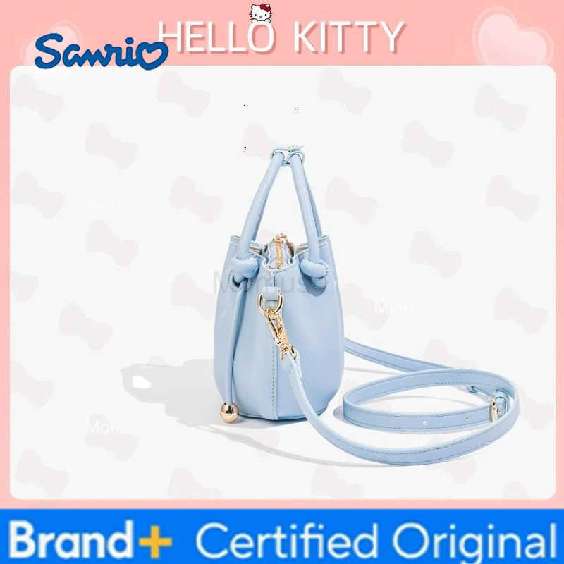 Sanrio Kawaii Hello Kitty Fashion Handbag Anime Cute Girl Advanced Versatile Outdoors Crossbody Bag Christmas Gift with Gift Box H251230