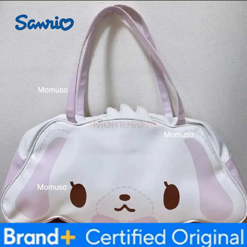 Sanrio New Kawaii Cute Sugarbunnies Bag Pink Double Sided Pu Handbag Single Shoulder Bag With Large Capacity Ins Gift For Girls H251230