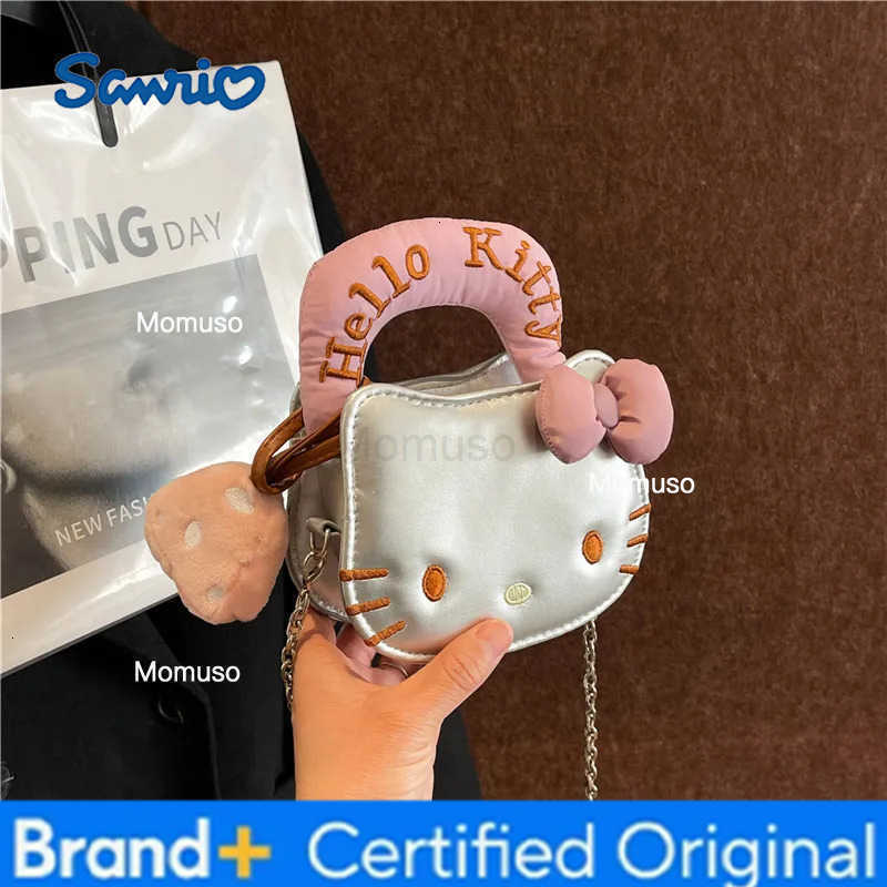 Sanrio New Cartoon Hello Kitty Advanced Chain Crossbody Bag Kawaii Mini Girl Handbag Cute And Stylish Cartoon Bag Girl Gift H251230