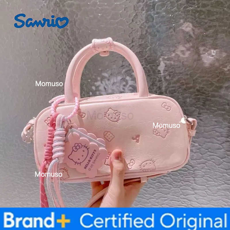 Sanrio Cute Cartoon Anime HelloKitty Pink and Tender Armpit Bag New One-Shoulder Crossbody Kawaii versatile bag Holiday Gift H251230