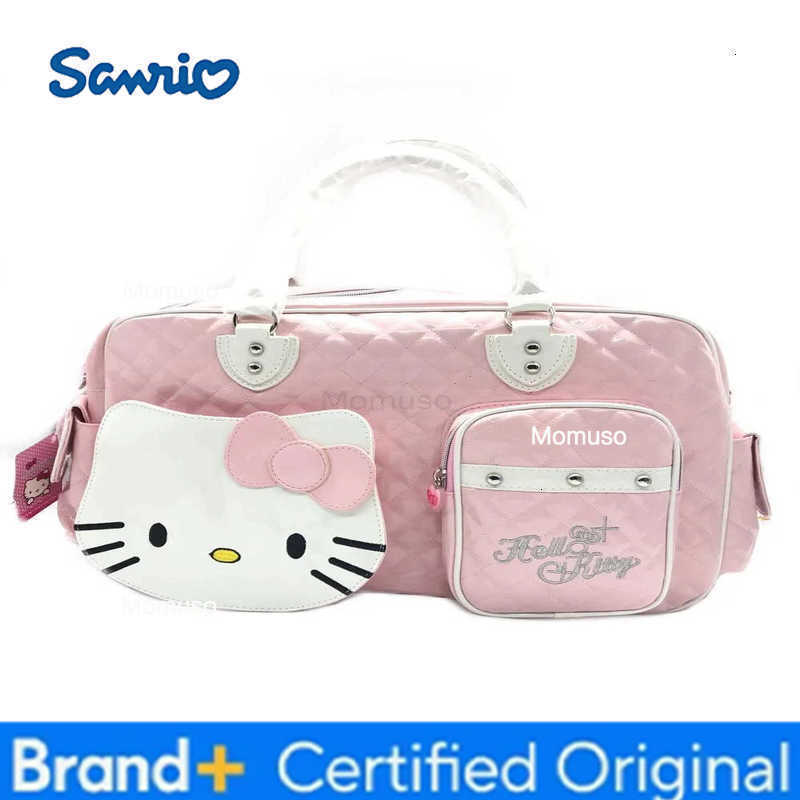 Sanrio hello kitty childrens PU glossy handbag messenger bag travel bag girl cute cartoon shoulder bag H251230