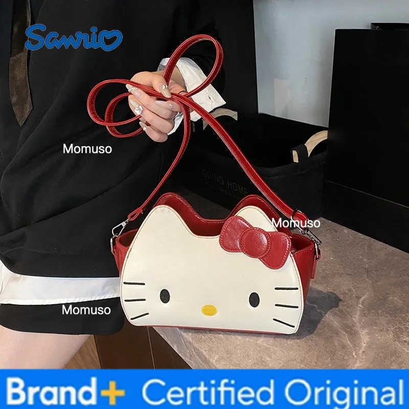 Sanrio Kawaii Hellokittys Crossbody Bag Cute Cartoon Shoulder Bag Crossbody Girl Mobile Phone Bag Summer Bags for Woman H251230