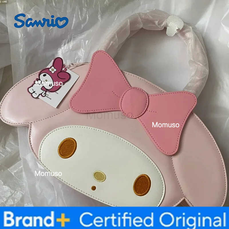 Sanrio Cute Cartoon Girl With Heart And Cute Face Pu Bag Portable Diagonal Large Capacity Storage Decoration For Students H251230