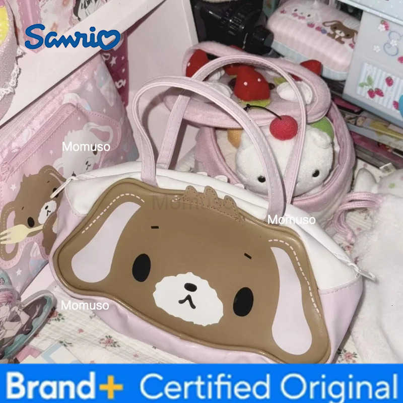 Sanrio New Kawaii Cute Sugarbunnies Bag Pink Double Sided Pu Handbag Single Shoulder Bag With Large Capacity Ins Gift For Girls H251230