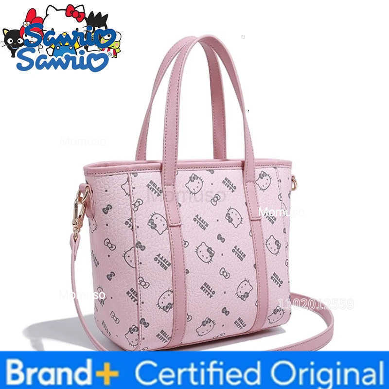 Sanrio Hello Kitty New Womens Handbag Luxury Brand Original Womens Shoulder Bag Print Pink Womens Shoulder Crossbody Bag H251230