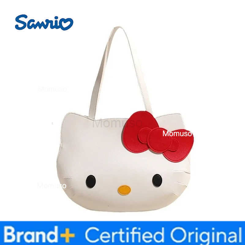 Sanrio Hellokittys Crossbody Bag Portable Tote Bag Girl Anime Figure Kawaii Cartoon One Shoulder Underarm Bag Storage Backpack H251230