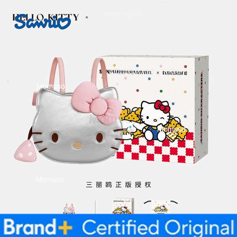 Sanrio Periphery Hello Kitty Anime Backpack Cute KT Fashion Large Capacity Backpack Can Give Girls and Classmates Gifts H251230