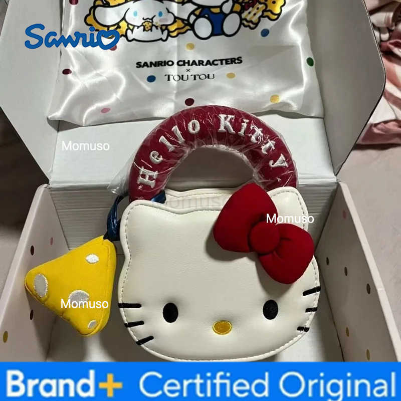 Sanrio Hello Kitty Crossbody Bag Mini Handbag Beauty Phone Bag Daily Commuting Cosmetics Storage Pouch Girlfriend Birthday Gifts H2512301