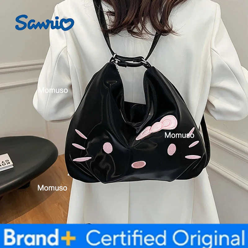 Sanrio Anime Figure Hellokittys Crossbody Bag Girl Tote Bag Large Capacity Backpack Super Light Large Capacity Kawaii Cartoon H251230