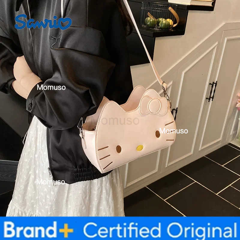 Sanrio Kawaii Hellokittys Crossbody Bag Cute Cartoon Shoulder Bag Crossbody Girl Mobile Phone Bag Summer Bags for Woman H251230