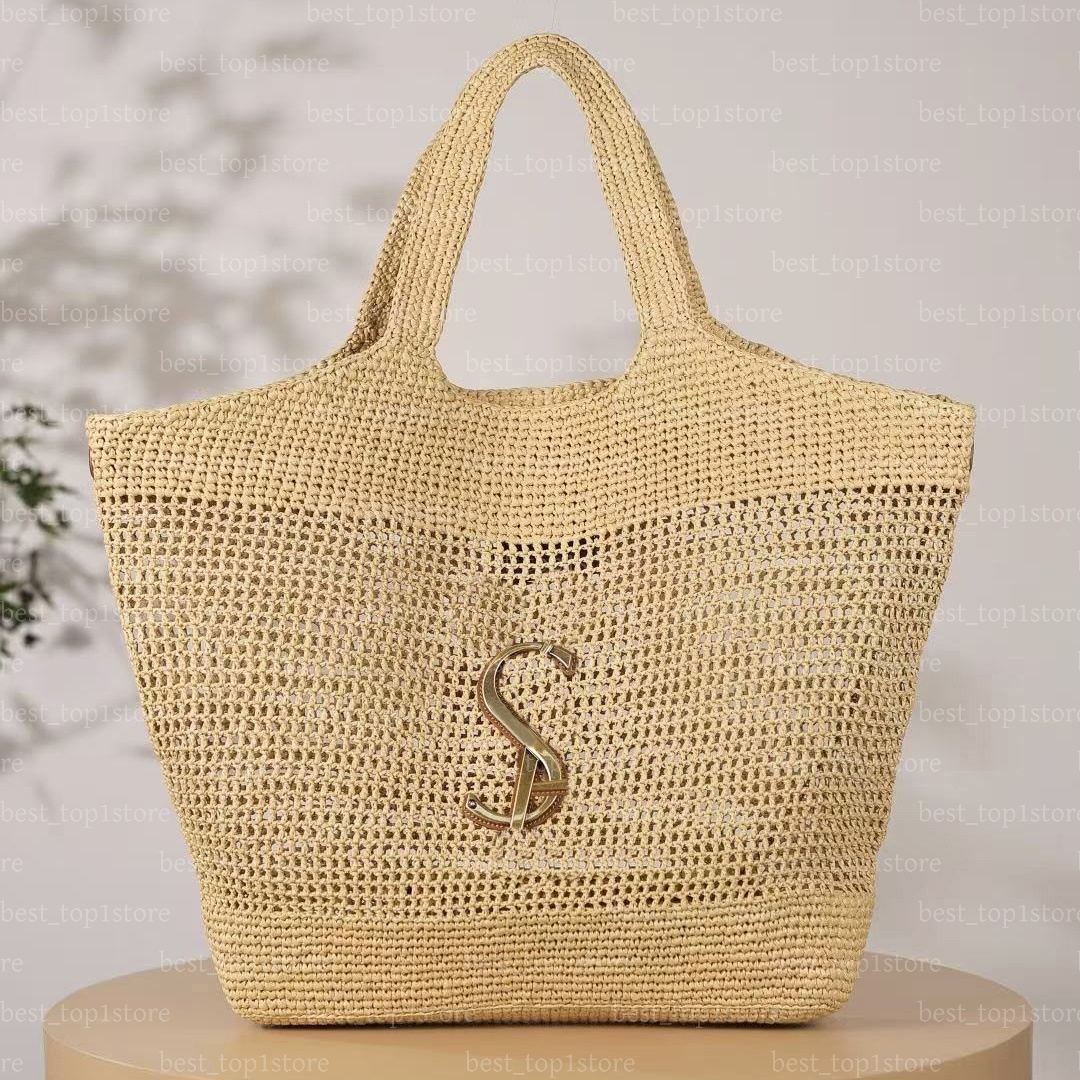 Designer Bag Shoulder bag Raffia Grass Beach Bag Vacation Tote Bags Luxury handbag Shopping bag travel laptop big capacity lady flap with purses