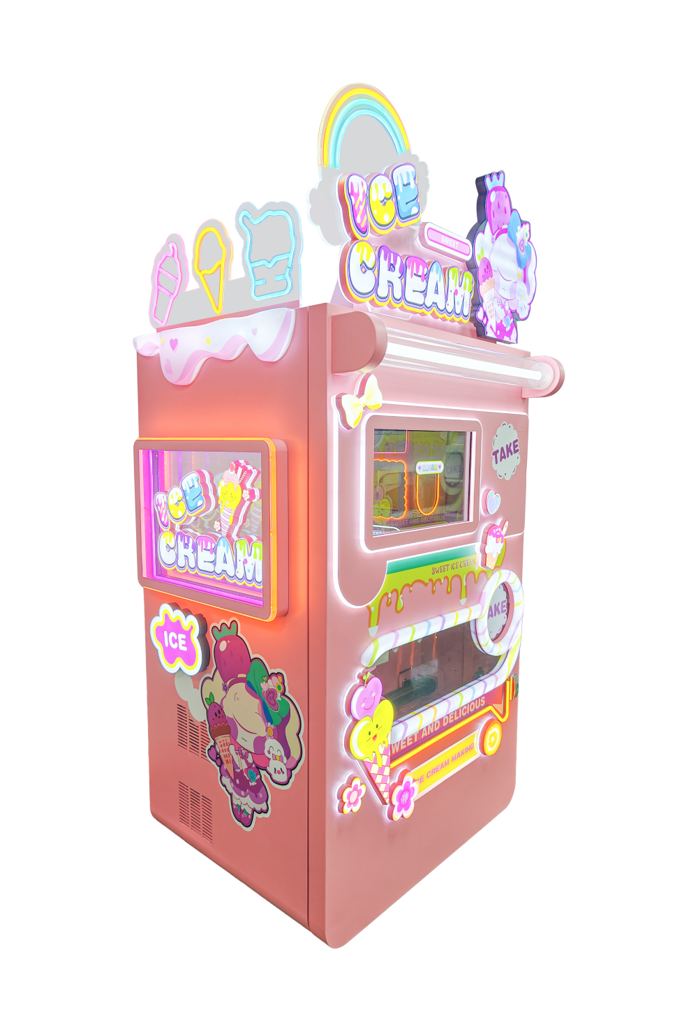 Trendy Ice Cream Vending Machine | Hot Seller for Shopping Malls and Dining Venues
