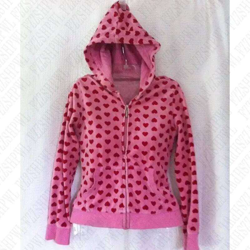 Y2k Women Harajuku Aesthetic Kawaii Cute Clothes Graphic Hip Hop Punk Gothic Zip Up Hoodies Casual Streetwear EMO Girl