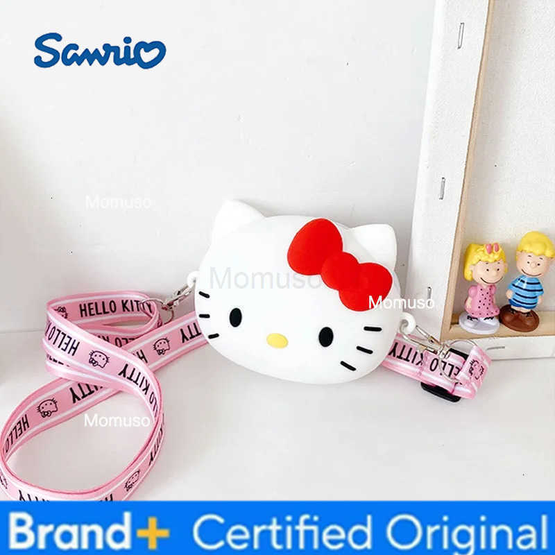 Sanrio 11cm Bag Hello Kitty Crossbody Bags For Kawaii Messenger Shoulder Small Purse Phone friend Gifts For Children H251230