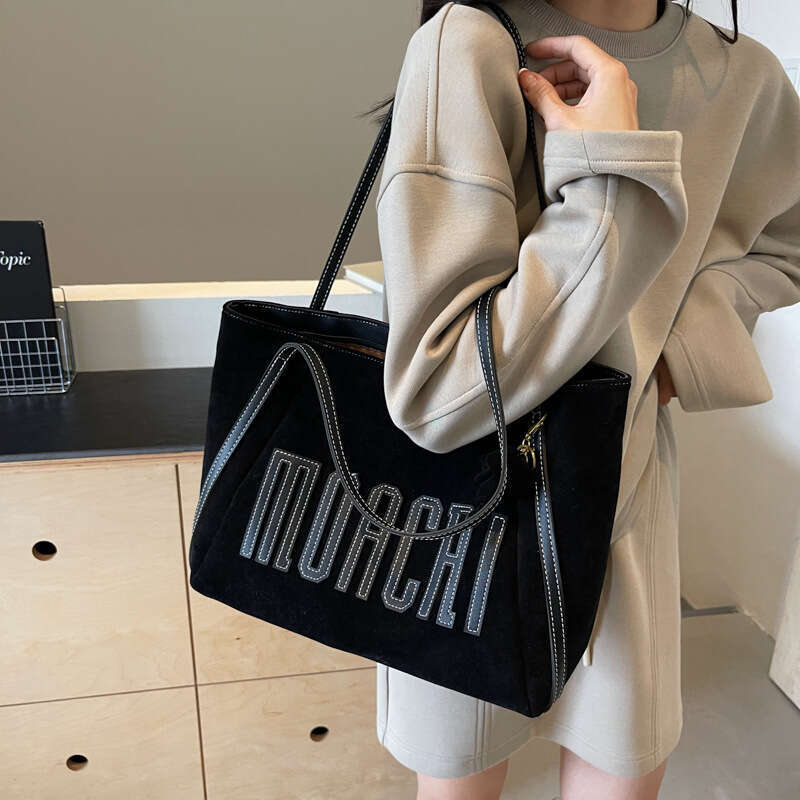 Minimalist Personalized Design Package Retro Single Shoulder 2026 New Handbag for Women High-end Large Capacity Commuting Tote Bag