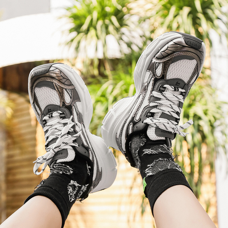 Hot new free shipping running shoes for mens casual shoes black grey khaki Fashionable and versatile outdoor sneakers sport shoes