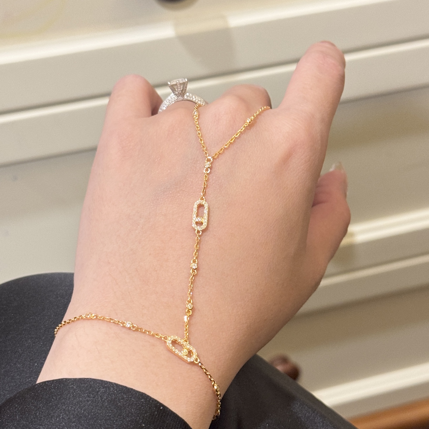 ADITA Womens bracelet 925 silver set natural crystals never fade gold plated Top quality With box classic style European size gift for girlfriend 042