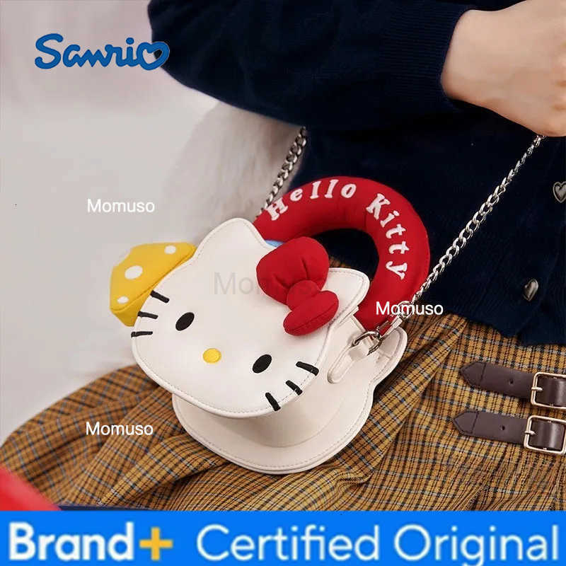 Sanrio Hello Kitty New Mini Shoulder Bag Kawaii Cute Cartoon Creative Exquisite Fashion Girls Versatile Crossbody Bag Holiday Gift H251230