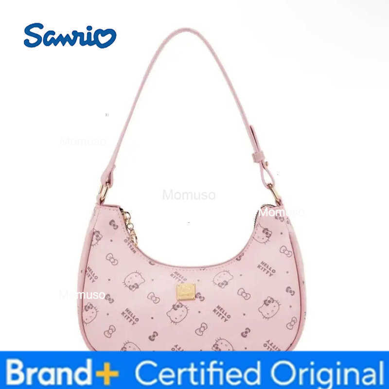 Sanrio Cute cartoon character HelloKitty bag creative versatile armpit shoulder bag crescent ins style shoulder bag holiday gift H251230