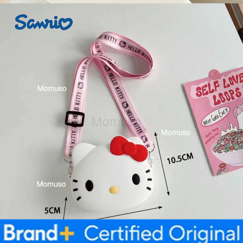Sanrio Hello Kitty Shoulder Bag Cute Purse Children Mini Storage Bag Cartoon Dolls Crossbody Bags Gifts Travel Handbag H251230