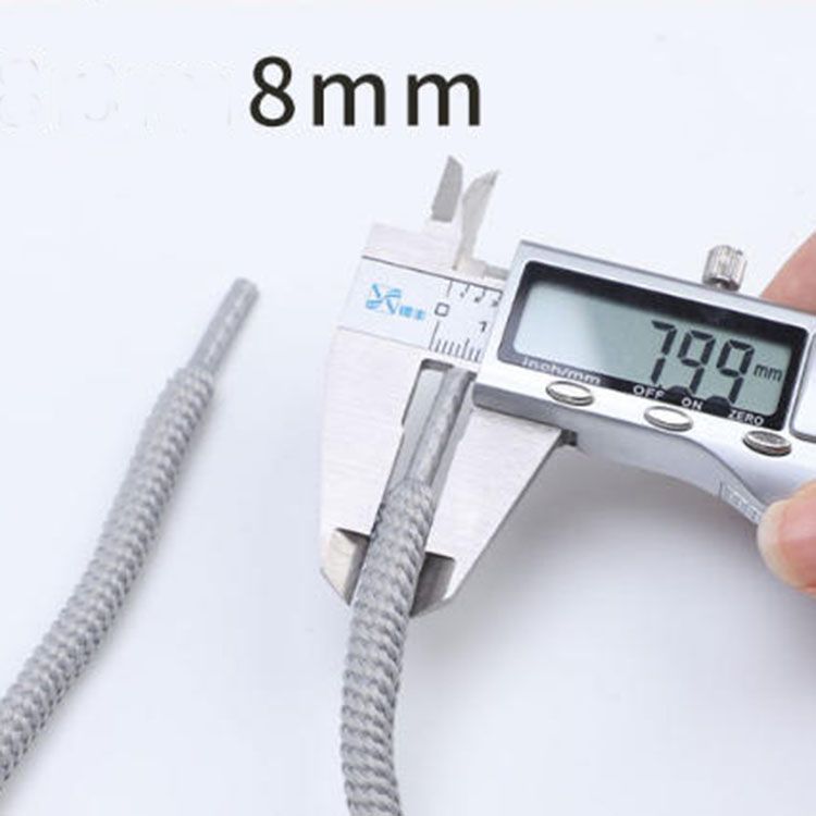 moq 1 pair round 8mm thick shoelace 120cm 140cm sport rope lace shoe part accessories men