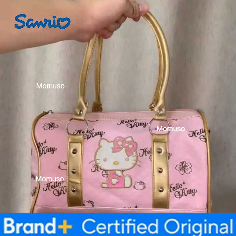Sanrio Y2k Anime Hello Kitty Boston Bag Cartoon Cute Pillow Bag Kawaii Girly Heart Autumn Fashion Portable Shoulder Crossbody Bag Gift H251230