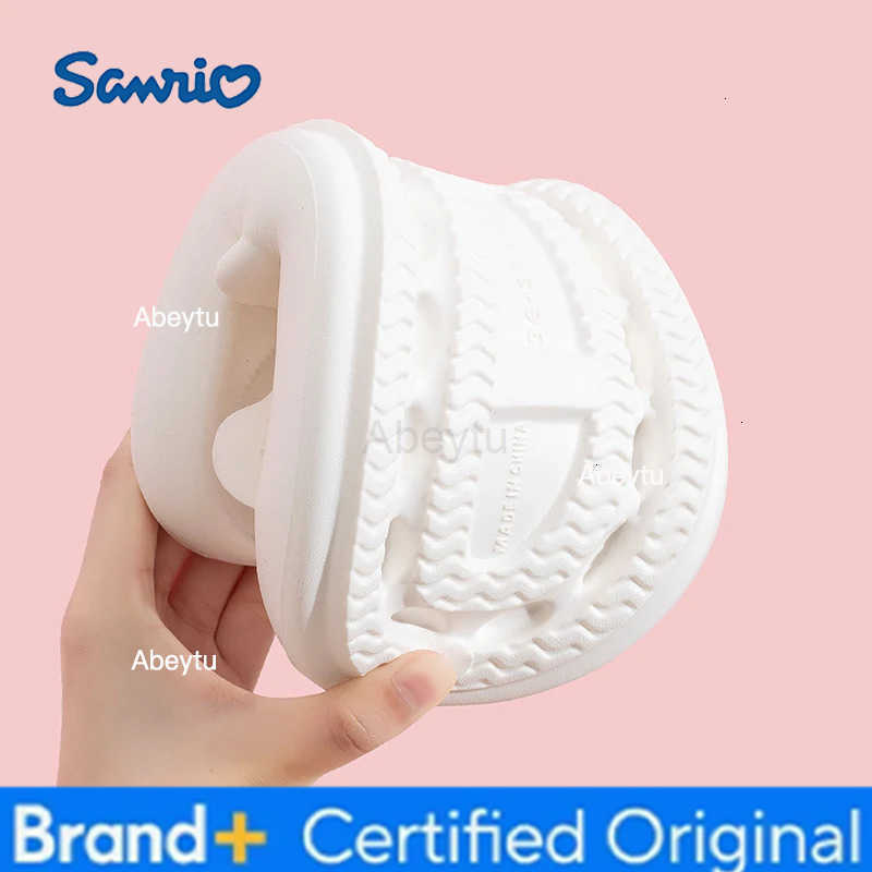 Sanrio Kuromi Cute Summer Kids Sandals Soft Slippers Indoor Outdoor Quick-Drying Cartoon Anime Sole Anti-Slip Girls Boys Gift H2512301