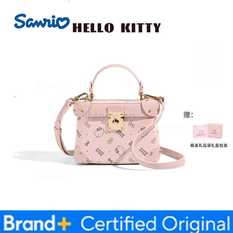 Sanrio Kawaii Hello Kitty Handbag Anime Cute Girl Fashion Versatile Crossbody Bag Advanced Gift Box Gift Bag Exquisite Packaging H251230