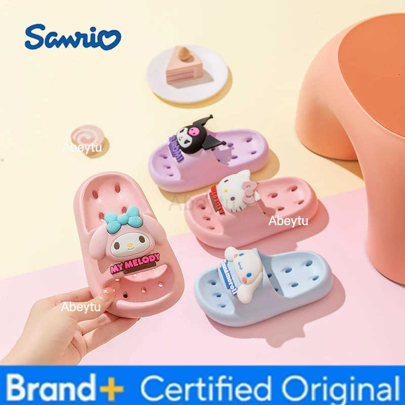 Sanrio New childrens slippers cartoon cute soft sole slippers indoor non-slip slippers for girls H251230