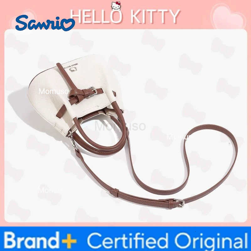 Sanrio Kawaii Hello Kitty Bag Anime Girl Fashion Versatile Bucket Bag Cortex Waterproof Single Shoulder Crossbody Bag Festival Gift New H251230