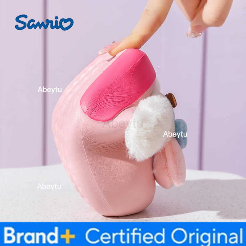 Sanrio Hello Kitty Home Fuzzy Slipper Cartoon Kuromi Cinnamoroll Yk2 Women Winter Plush Non Slip Slippers Girl Cute Flat Shoes H251230