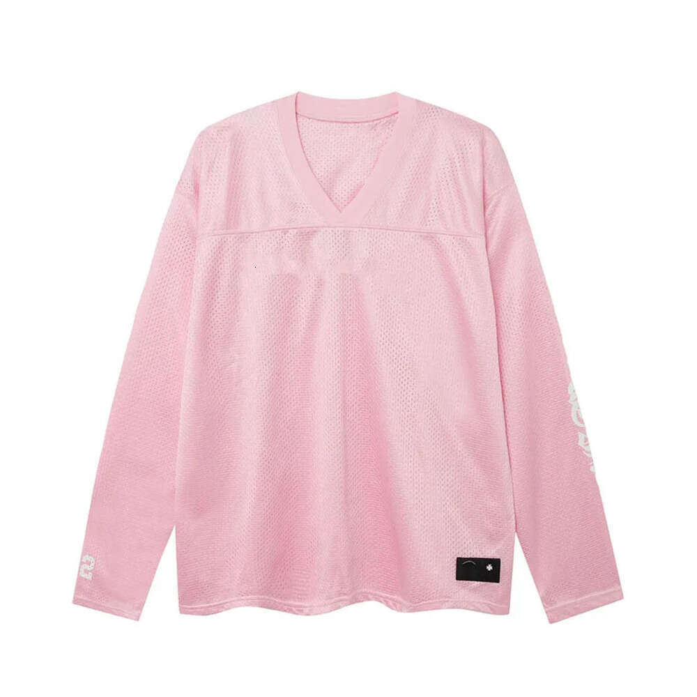 Chrome Shirts Luxury Designer Football Jersey Hearthoodies Sanskrit Couple Casual Breathable Cross Pattern Fashion High Street Styles Ch Long Sleeve Tops Eed