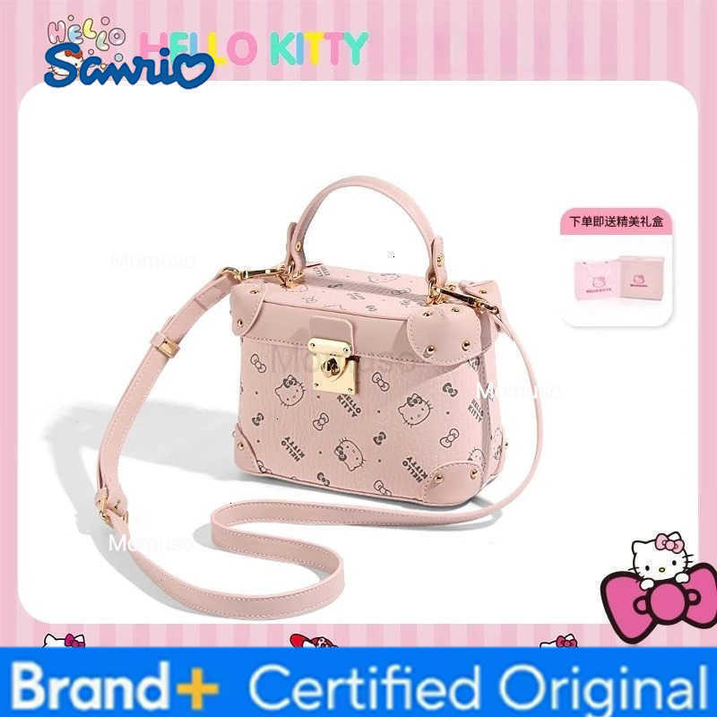 Sanrio Kawaii Hello Kitty Handbag Anime Cute Girl Fashion Versatile Crossbody Bag Advanced Gift Box Gift Bag Exquisite Packaging H251230