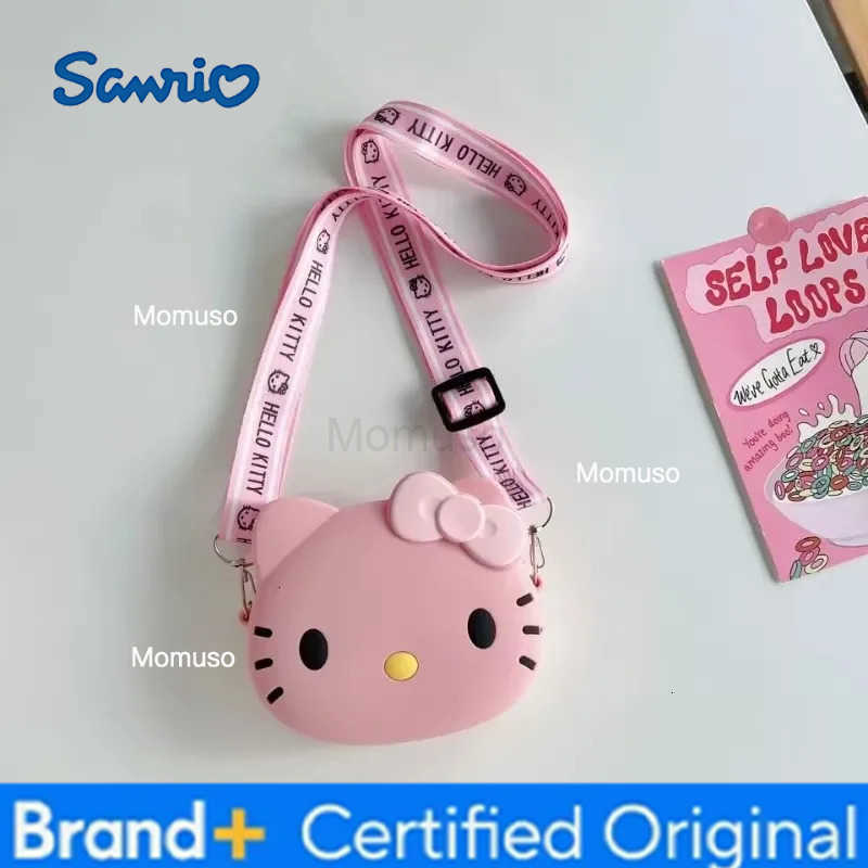 Sanrio Hello Kitty Shoulder Bag Cute Purse Children Mini Storage Bag Cartoon Dolls Crossbody Bags Gifts Travel Handbag H251230