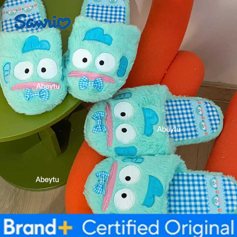 Sanrio Cartoon Hangyodon Slippers Lovely Japanese Style Indoor Shoes Anime Girl Shoes Floor Slippers Warm Spring Autumn Flat H251230