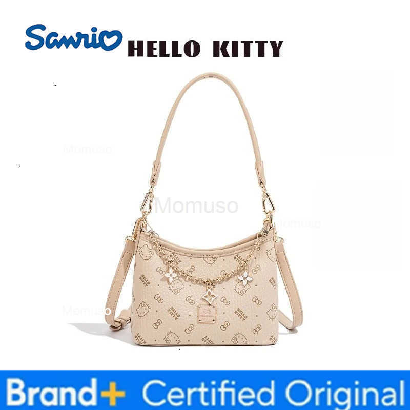 Sanrio Kawaii Hello Kitty Bag Girl Cute Printing Handbag Chain Cortex Waterproof Fashion Versatile Crossbody Bag Birthday Gift New H251230