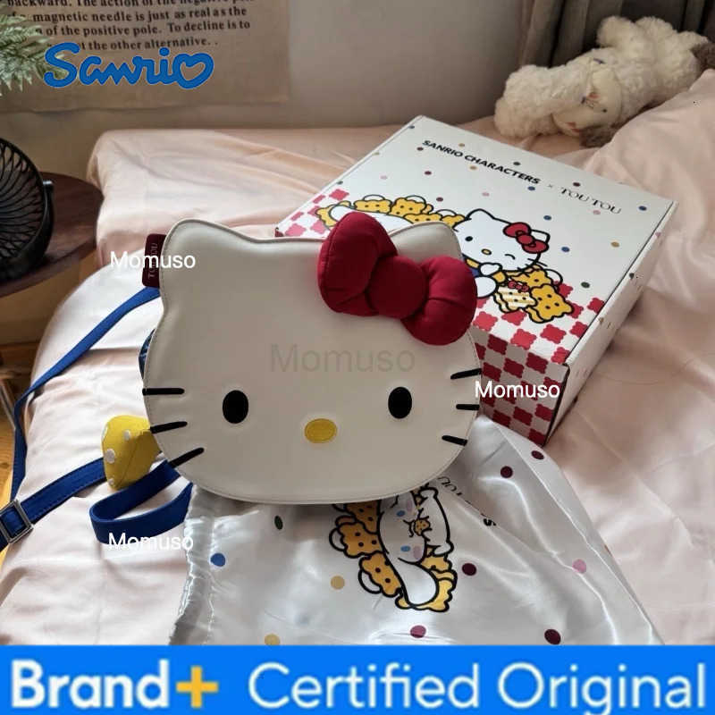 Sanrio In Stock Toutou Hellokitty Backpack Cute Hellokitty Commuting Backpack With Large Capacity A Gift For The Girlfriend H251230