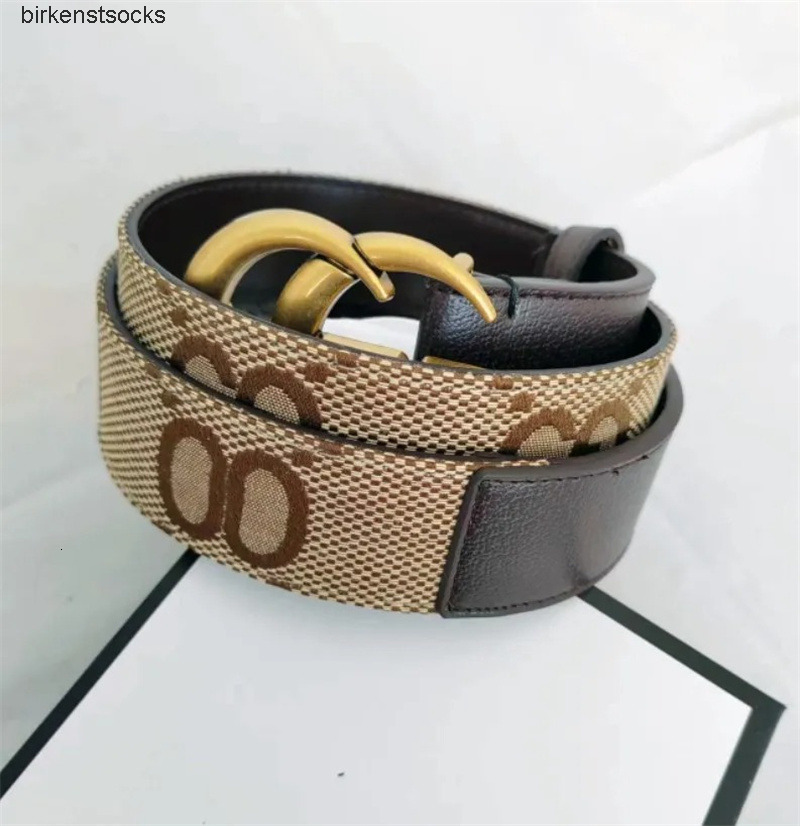 fashion luxury belts plaid flower striped leather belt designer men's and guccilies women's high-quality 3.8cm B2FD