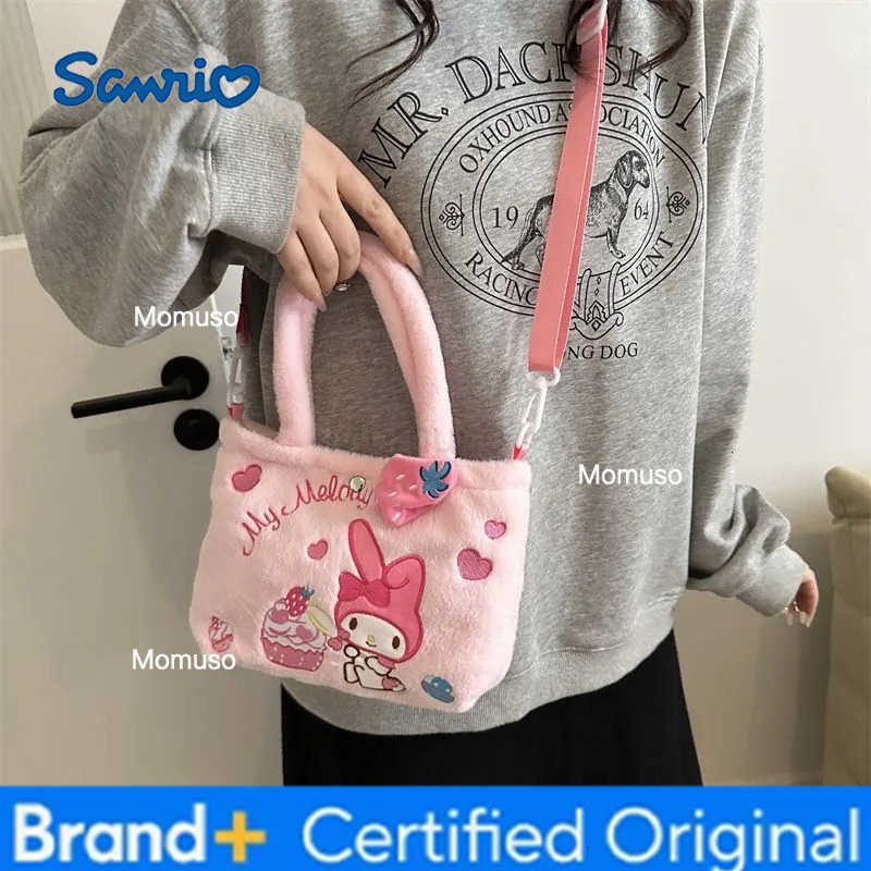 Sanrio HelloKitty My Melody Kuromi Cute Kawaii Anime Character Merchandise Shoulder Bag High-Value Creative Cartoon Shoulder Bag H251230