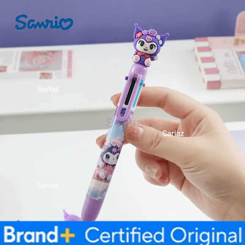 Sanrio 18/36pcs Kuromi 6 colors Ballpoint Pen Cute Press Ball Pens School Office Writing Supply Stationery Gift H251231