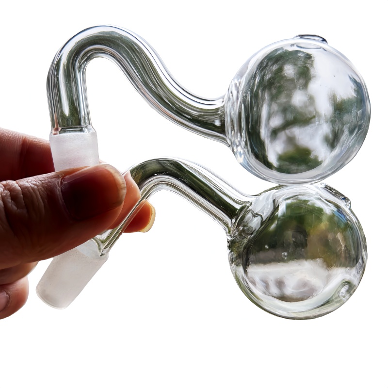 5Pcs 40mm Super Big Ball Glass Oil Burner Pipe Smoking Bowl Bubbler 10mm 14mm 18mm Male DownStem Bowls For Water Hookahs Bongs Smoking pipes
