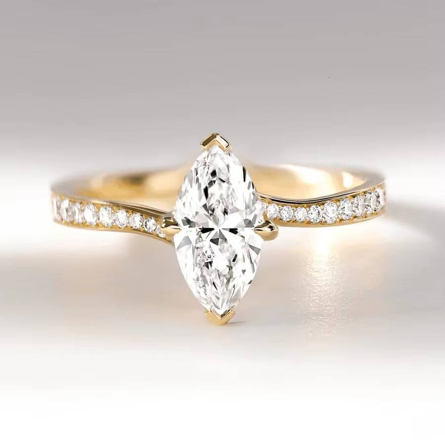 IGI Certified Lab Grown Diamond 1ct-5ct Marquise Cut White DEF Color VS-VVS Loose HPHT CVD Diamond Lab Created