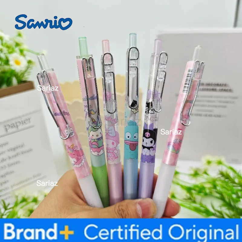 Sanrio Hello Kitty Kuromi My Melody blind box pen creative high appearance student smooth quick-drying retractable gel pen gift H2512311