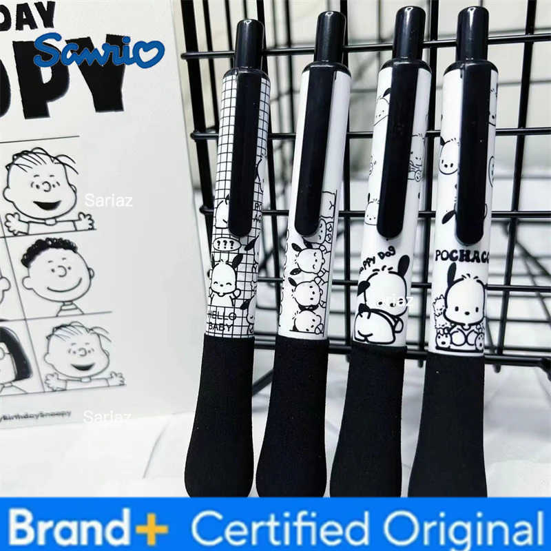 Sanrio 4pcs Pochacco Gel Pen Set Quick-drying 05 Ballpoint Pens Cute Cartoon Press A Gel Pen Stationery Students Supplies H251231