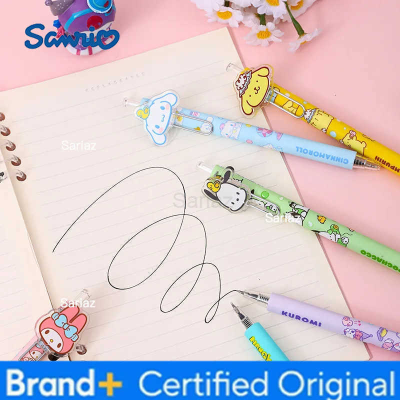 Sanrio 36pcs New Family Acrylic Patch Press Pen High Appearance St Press Neutral Pen Quick Drying Student Specific Wholesale H251231